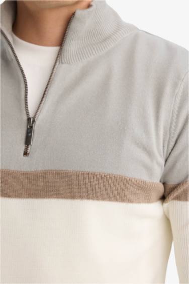 بلوفر تريكو قصة عادية هاي كول