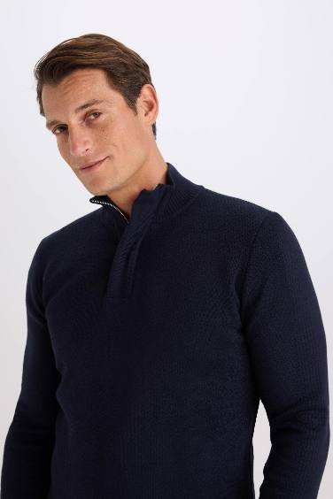 Pull à col roulé de coupe standard