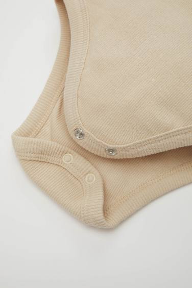 Kız Bebek 2'li Takım Twill Baskılı Uzun Kollu Çıtçıtlı Body Beli Lastikli Desenli Alt