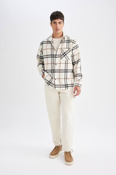Regular Fit Plaid Lumberjack Flannel Long Sleeve Shirt