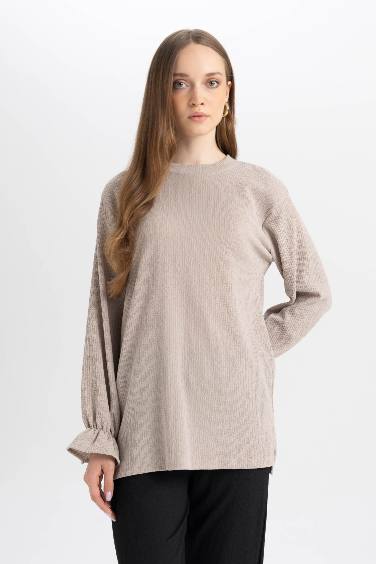 Regular Fit Long Sleeve Tunic