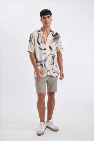 قميص بولو نص كم قصة مريحة