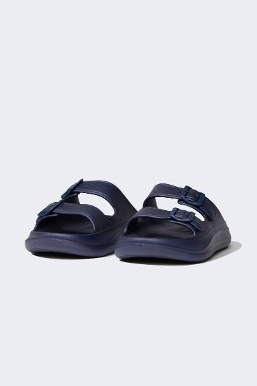 Man Flat Sole Double Banded Eva Slippers