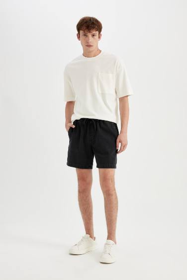 شورت قطن برمودا قصة مريحة