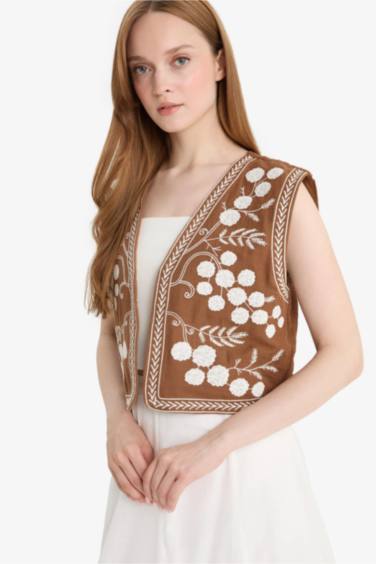 V-Neck Muslin Vest