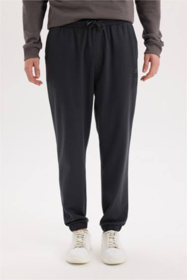 Regular Fit With Pockets Printed Thin Sweatshirt Fabric Trousers