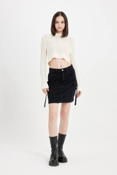 Fashion Fit Denim Mini Skirt