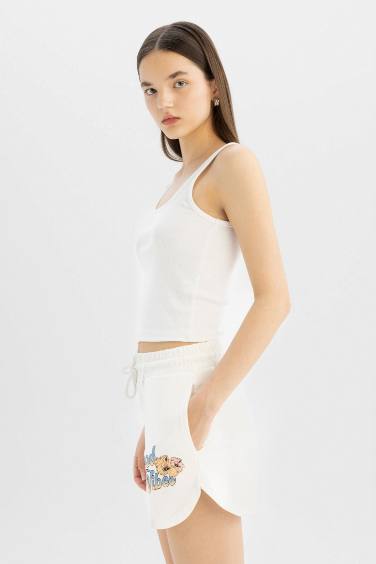 Regular Fit Printed Shorts