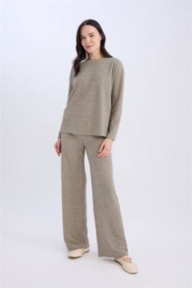 Flare Fit Normal Waist Straight Leg Camisole Trousers