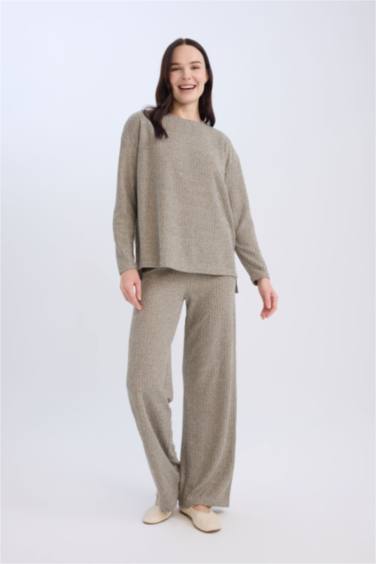 Flare Fit Normal Waist Straight Leg Camisole Trousers