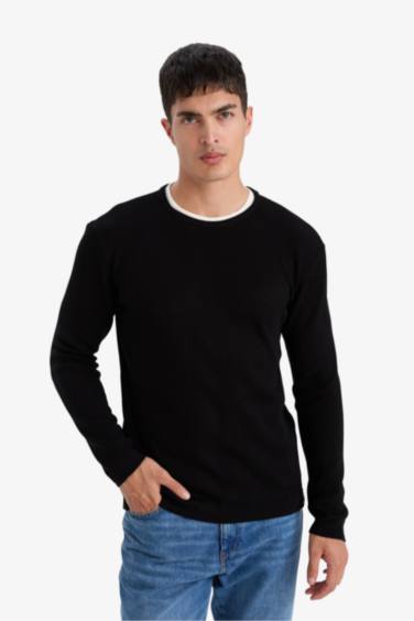 Relax Fit Crew Neck Knitwear Pullover