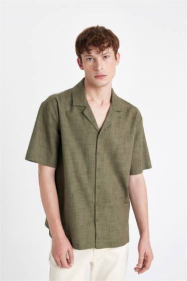 قميص بولو نص ردن قطن قصة مريحة