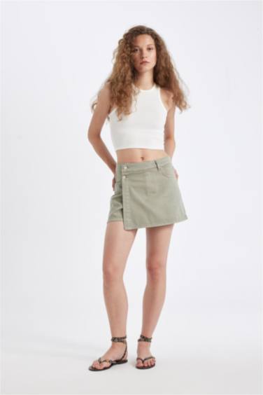 Short en jean Taille haute