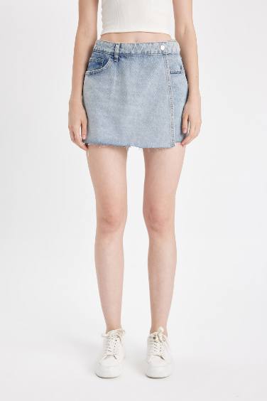 Short en jean Taille haute