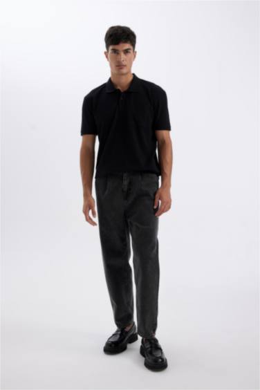 T-Shirt Polo en Piqué coupe régulière à Manches Courtes