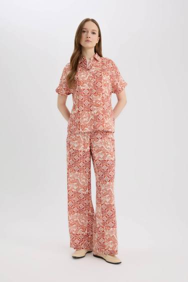 Straight Fit Trousers