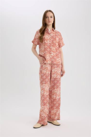 Straight Fit Trousers