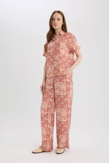 Straight Fit Trousers