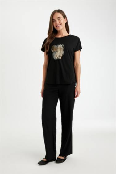 Regular Fit Crew Neck Short Sleeve T-Shirt