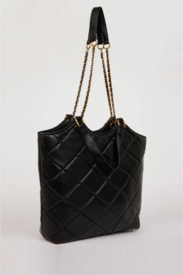 Faux Leather Hand Bag