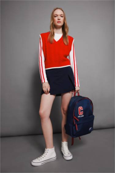 Slim Fit V-Neck Knitwear Vest