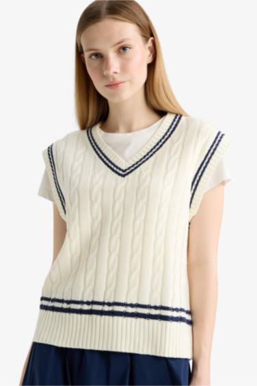 Coool тағы да мектепке қалыпты пішім v жаға Жилет