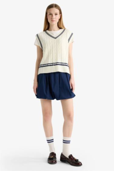 Coool тағы да мектепке қалыпты пішім v жаға Жилет