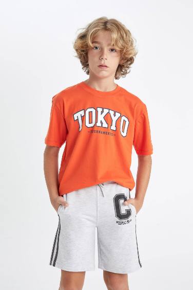 شورت ولادي قماش رقيق قصة عادية