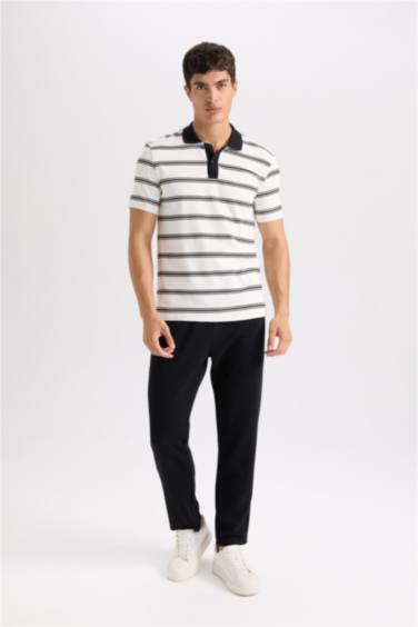 Slim Fit Polo Collar Polo T-Shirt