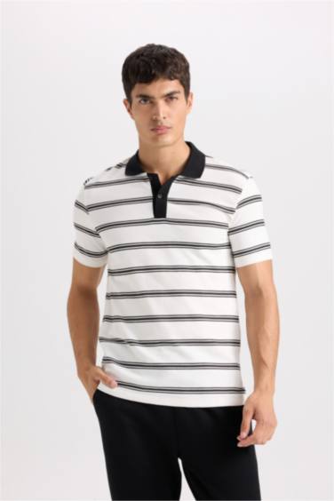 Slim Fit Polo Collar Polo T-Shirt