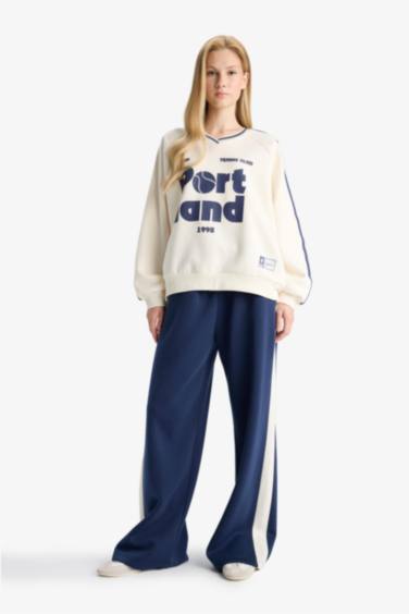 بنطرون وايد ليج برجل واسع