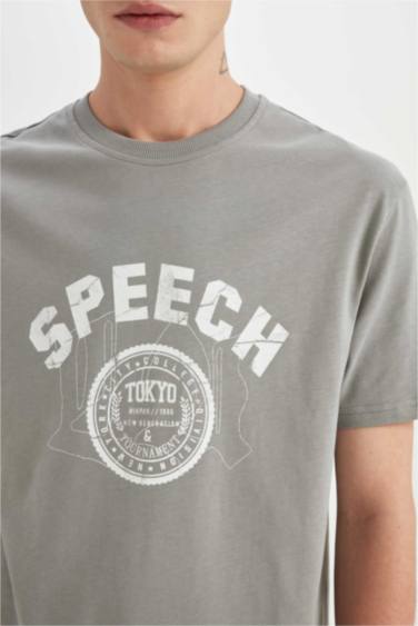 Regular Fit Crew Neck Short Sleeve T-Shirt