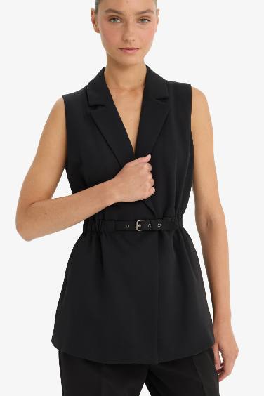 فيست سليم فيت مخصر بياقة جاكيت