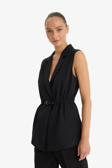 فيست سليم فيت مخصر بياقة جاكيت