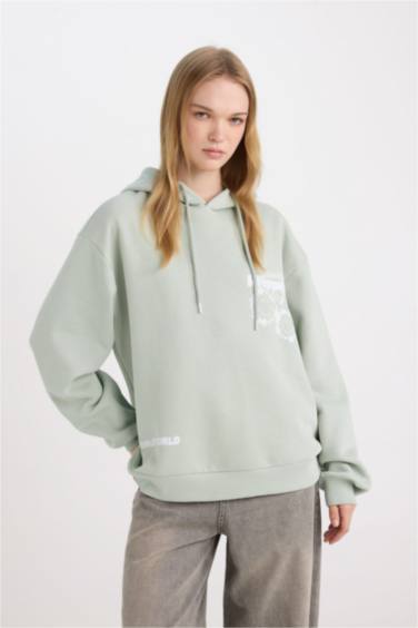 Свитшот оверсайз SmileyWorld с капюшоном, Coool