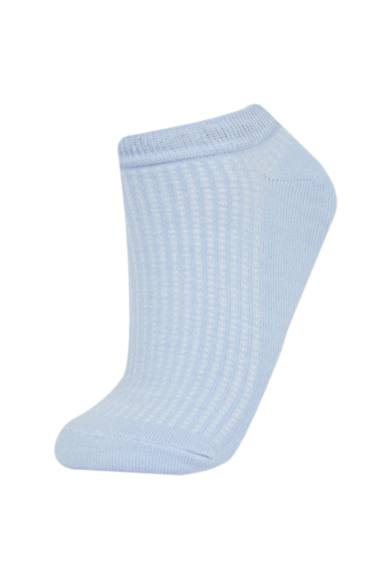 Woman 5 Piece Cotton Booties Socks