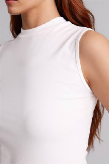 Basıc Kolsuz Tunik - Görsel 4