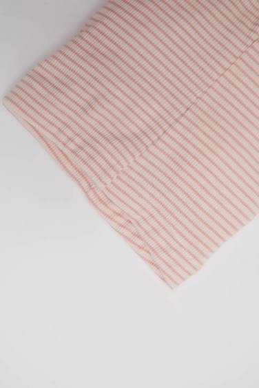 Baby Girl Striped Ribbed Shorts