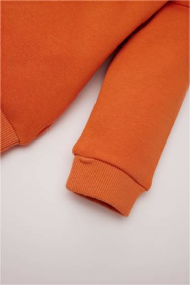 Regular Fit Baby Collar Sweatshirt