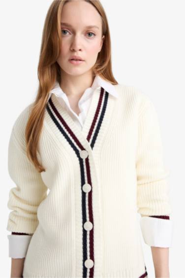 Regular Fit V-Neck Cardigan