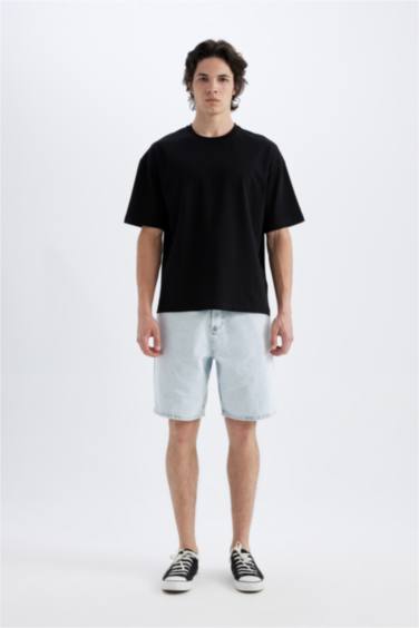 Boxy Fit Crew Neck Short Sleeve T-Shirt