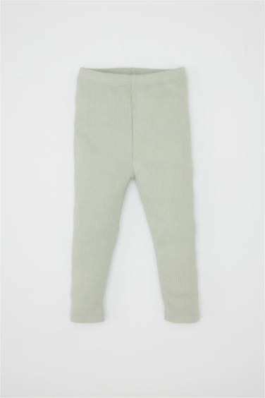 طقم بيبي بناتي سويت شيرت وليجن بخصر مطاطي - قطعتين