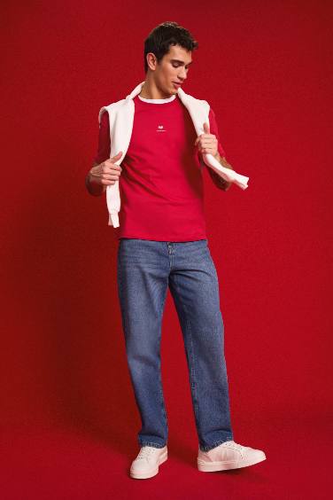 تيشيرت نص ردن قصة عادية بياخة مستديرة