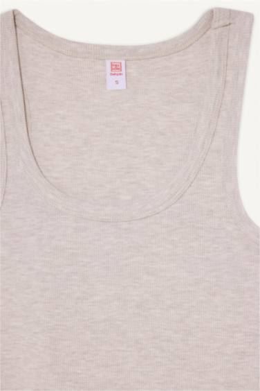 Майка в рубчик