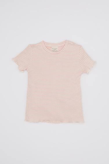 Baby Girl Striped Ribbed Camisole T-Shirt