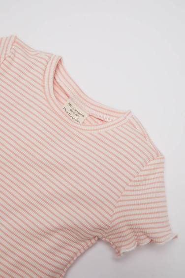 Baby Girl Striped Ribbed Camisole T-Shirt
