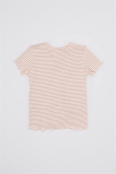Baby Girl Striped Ribbed Camisole T-Shirt