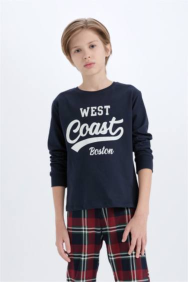 بيجاما قصة عادية من قطعتين