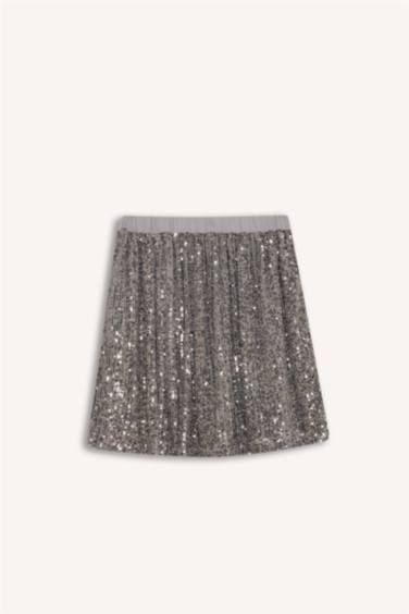 Kız Çocuk Payetli Etek