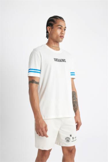 تيشيرت رياضي قصة عادية من DeFactoFit